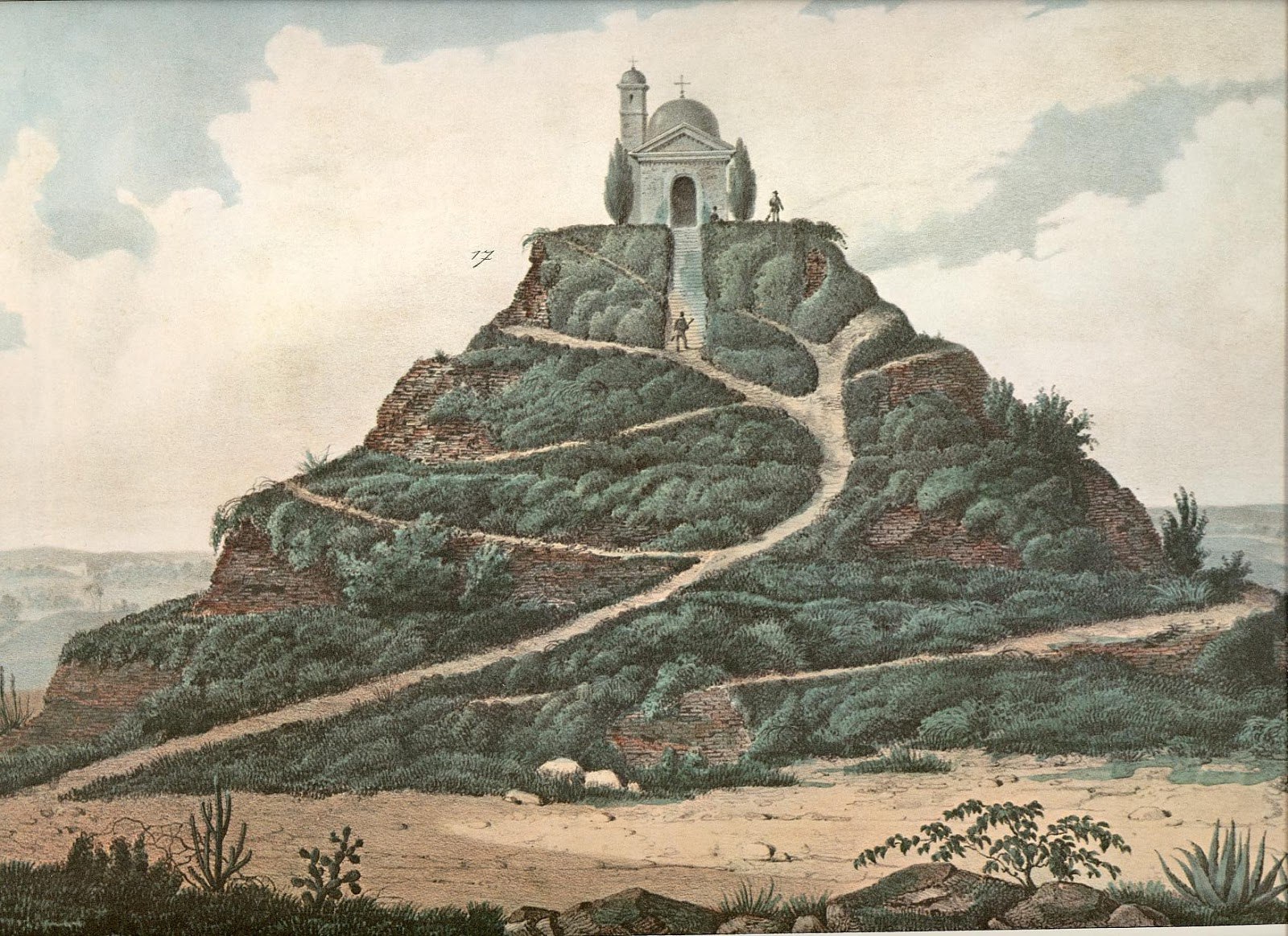 Procesión entre volcanes